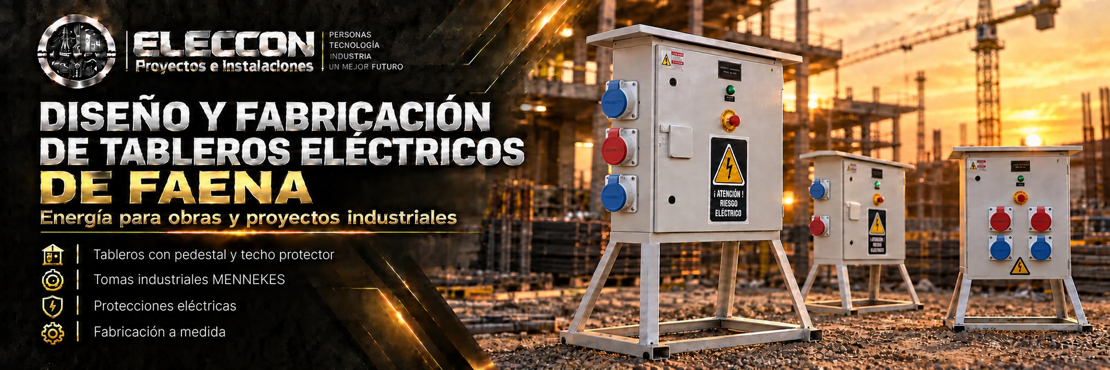 Tableros eléctricos de faena a medida para tu obra